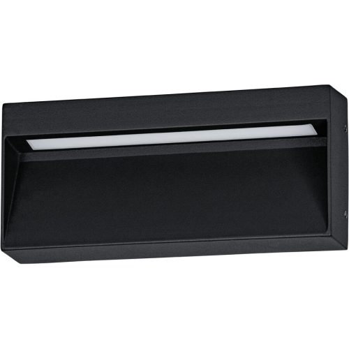 Eglo, Eglo Wandlampe aussen Maruggio Schwarz Aluminium 9 cm - LED - Wandlampe aussen- LED Energiesparlampe