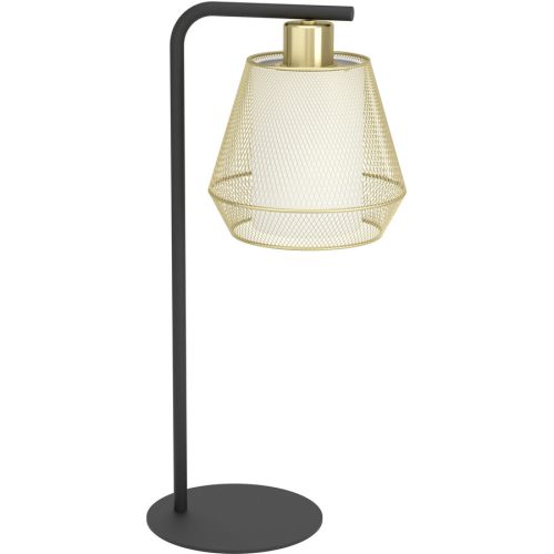 Eglo, Eglo Tischlampe Ciudadela Schwarz Stahl 18 cm 50 cm - Tischlampe