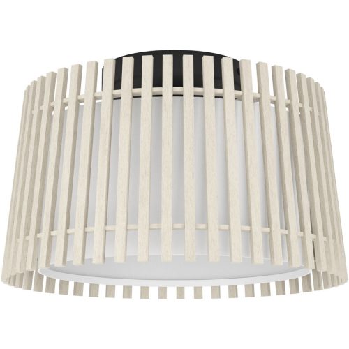 Eglo, Eglo Deckenlampe Fattoria Schwarz Stahl 24 cm - Deckenlampe