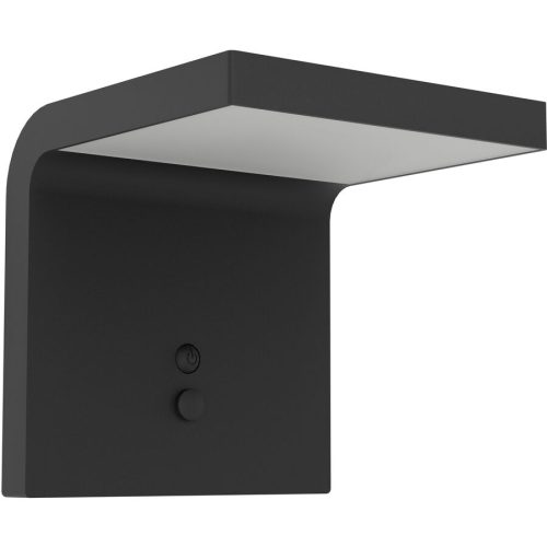 Eglo, Eglo Solaraussenlampe Spiante Schwarz Kunststoff 14 cm - Lichtfarbe: Helles Neutralweiss - Solaraussenlampe