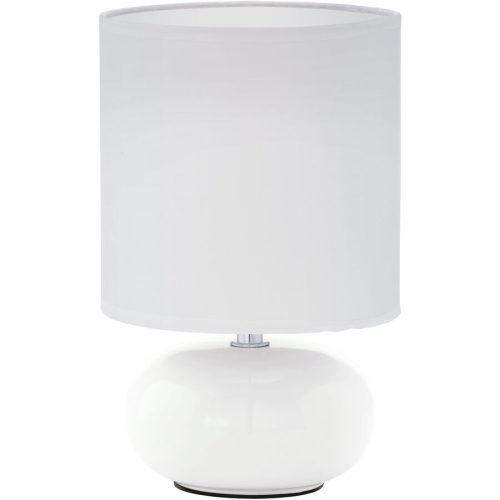 Eglo, Eglo Tischlampe Trondio Weiss 27 cm - Material: Keramik - Tischlampe