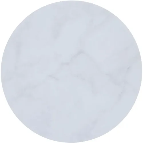 LIVIQUE, Abdeckung Echoes Metall Marmor weiss D: 27.5 cm