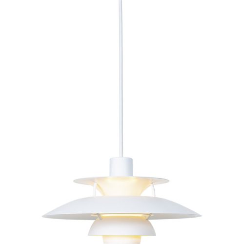 Louis poulsen, Louis poulsen Pendellampe PH 5 Mini Weiss Aluminium 16.3 cm - Pendellampe