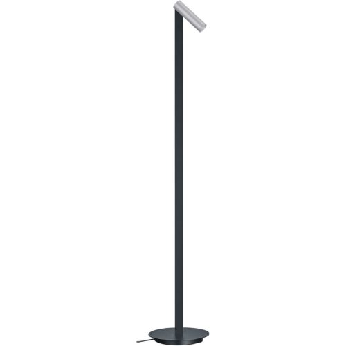 Bankamp, Designer-Stehlampe Bankamp Spot Aluminium matt dimmbar H 120 cm - LED - Lichtfarbe: Extra warmweiss - Material: Aluminium/Eisen/Acryl -