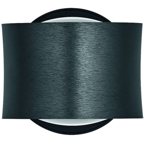 Bankamp, Designer-Wandlampe Bankamp Impulse anthrazit dimmbar - Farbe: anthrazit matt eloxiert - LED - Lichtfarbe: Extra warmweiss - Material:
