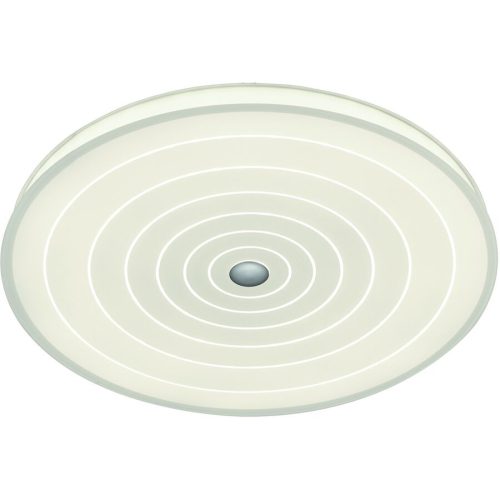 Bankamp, Designer-Deckenlampe Bankamp Mandala weiss mit Fernbedienung D 52 cm - LED - Lichtfarbe: Extra warmweiss - Material: Aluminium/Eisen/Glas -