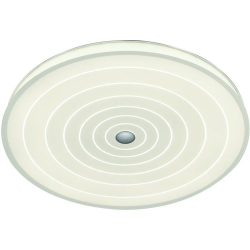 Bankamp, Designer-Deckenlampe Bankamp Mandala weiss mit Fernbedienung D 42 cm - LED - Lichtfarbe: Extra warmweiss - Material: Aluminium/Eisen/Glas -