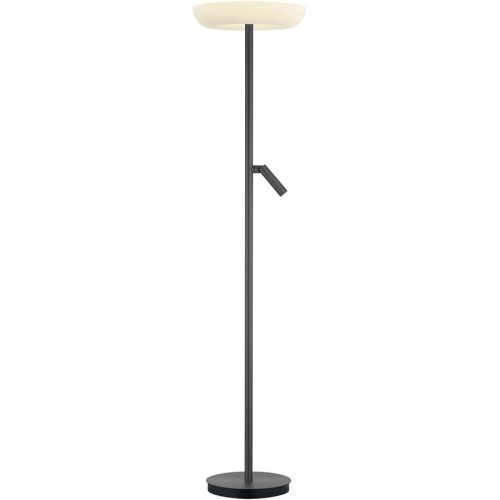 Bankamp, Designer-Stehlampe Bankamp Cielo anthrazit dimmbar H 190 cm - Farbe: anthrazit matt eloxiert - LED - Lichtfarbe: Extra warmweiss - Material: