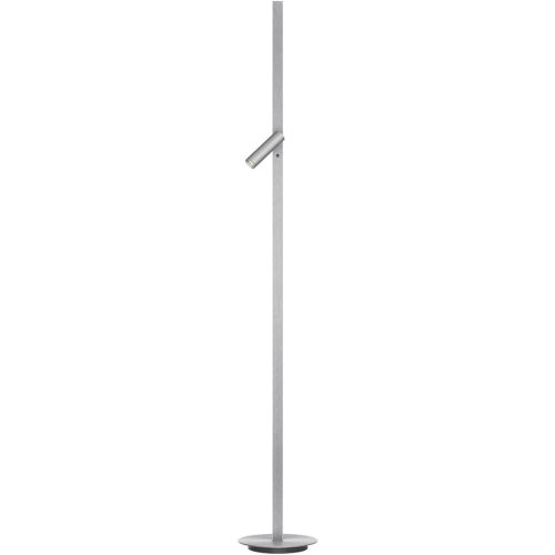 Bankamp, Designer-Steh/Leselampe Bankamp Line aluminium matt dimmbar H 160 cm - LED - Lichtfarbe: Extra warmweiss - Material: Aluminium/Eisen/Acryl -