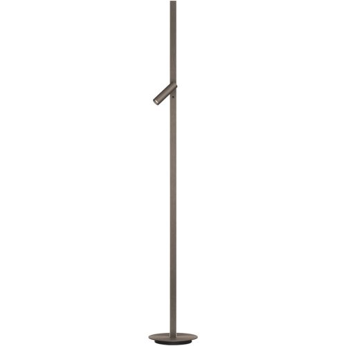 Bankamp, Designer-Steh/Leselampe Bankamp Line bronze dimmbar H 160 cm - LED - Lichtfarbe: Extra warmweiss - Material: Aluminium/Eisen/Acryl -