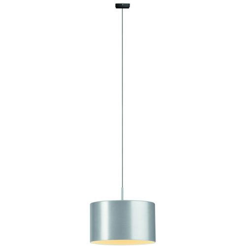 Bankamp, Designer-Pendellampe Bankamp Strada Pro Grand Metal aluminium matt dimmbar D 20 cm - LED - Lichtfarbe: Extra warmweiss - Material: Aluminium/Acryl -