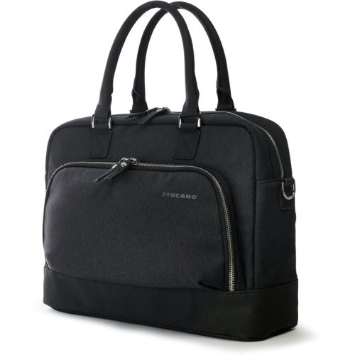 Tucano, TUCANO Laptop-Tasche Nota Schwarz Stoff - Laptop-Tasche