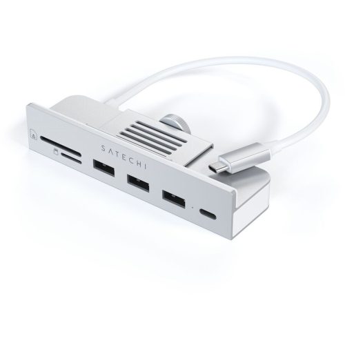 Satechi, "Satechi - ""USB-C Clamp Hub für iMac 24"""""", Silber, One Size"