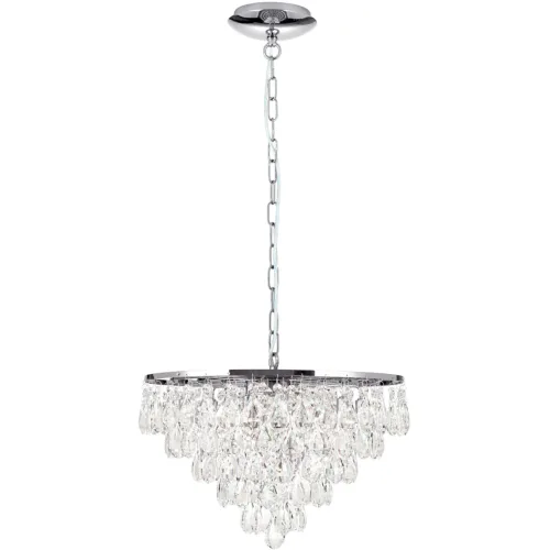 LIVIQUE, Pendellampe Celeste Grau Stahl 30 cm - Farbe: chrom - Pendellampe