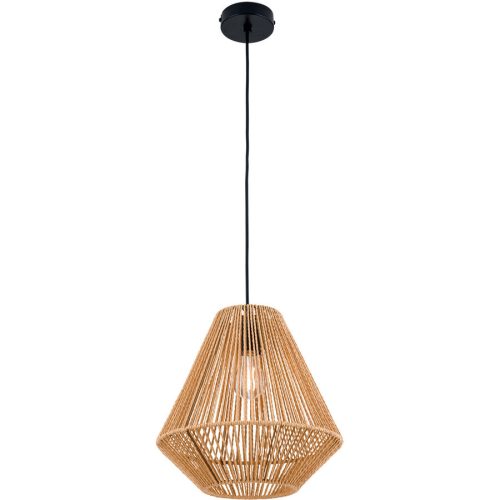 LIVIQUE, Pendellampe Jungle Schwarz Stahl 30 cm - Pendellampe