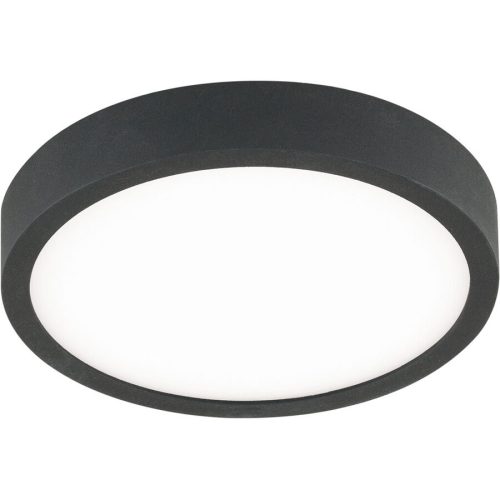 LIVIQUE, Deckenlampe Bully Schwarz Aluminium 2.4 cm - LED - Lichtfarbe: Warmweiss - Deckenlampe- LED Energiesparlampe