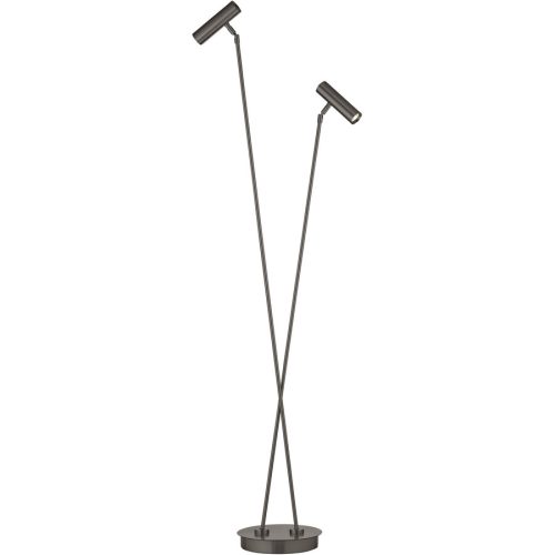 LIVIQUE, Stehlampe Tom Pro Bronze Metall 137 cm - LED - Lichtfarbe: Extra warmweiss - Helles Neutralweiss - Stehlampe- LED Energiesparlampe