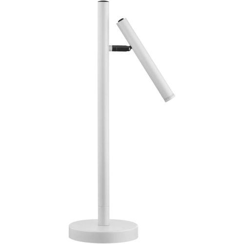 LIVIQUE, Tischlampe Streak Weiss Metall 15 cm 50 cm - LED - Lichtfarbe: Extra warmweiss - Tischlampe- LED Energiesparlampe