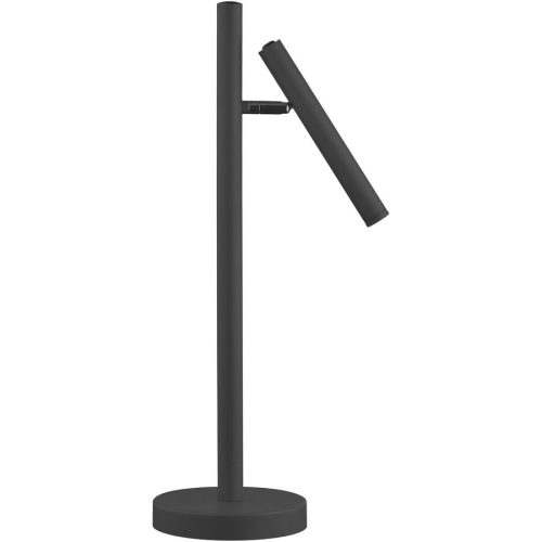 LIVIQUE, Tischlampe Streak Schwarz Metall 15 cm 50 cm - LED - Lichtfarbe: Extra warmweiss - Tischlampe- LED Energiesparlampe