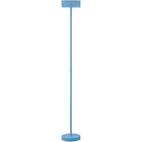 LIVIQUE, Stehlampe Mesh Blau Metall 16 cm 120 cm - Farbe: Pastellblau - LED - Lichtfarbe: Extra warmweiss - Stehlampe- LED Energiesparlampe