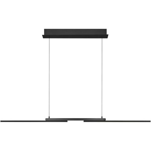 LIVIQUE, Pendellampe More Grau Metall 130 cm 200 cm - Farbe: anthrazit matt eloxiert - LED - Lichtfarbe: Extra warmweiss - Helles Neutralweiss - Pendellampe-