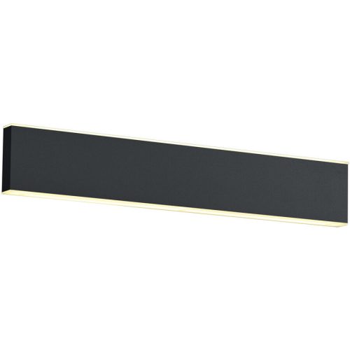 LIVIQUE, Wandlampe Delta-B Schwarz Metall 30 cm 4 cm - LED - Lichtfarbe: Extra warmweiss - Wandlampe- LED Energiesparlampe