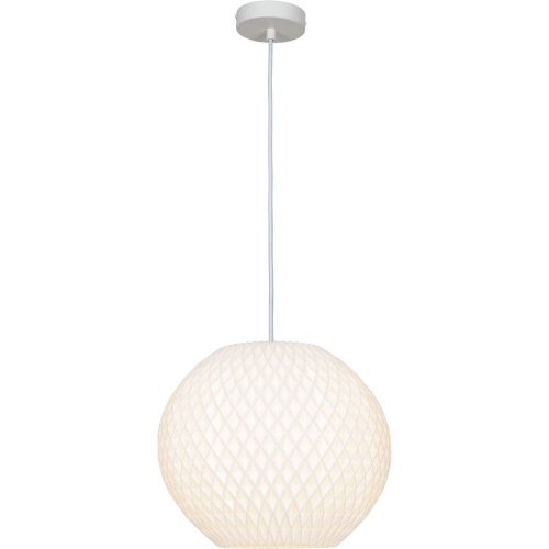 LIVIQUE, Pendellampe Campillo Weiss Kunststoff/Metall 30 cm 120 cm - Material: Metall/Kunststoff - Pendellampe