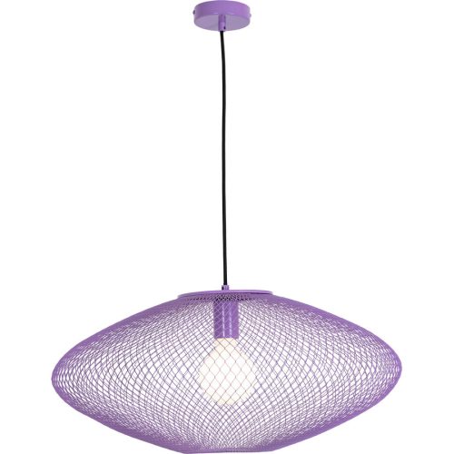 LIVIQUE, Pendellampe Amour Lila Metall 60 cm 150 cm - Pendellampe