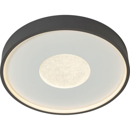 LIVIQUE, Deckenlampe Barletta dunkelgrau Kunststoff/Metall - LED - Lichtfarbe: Extra warmweiss - Material: Metall/Kunststoff - Deckenlampe- LED