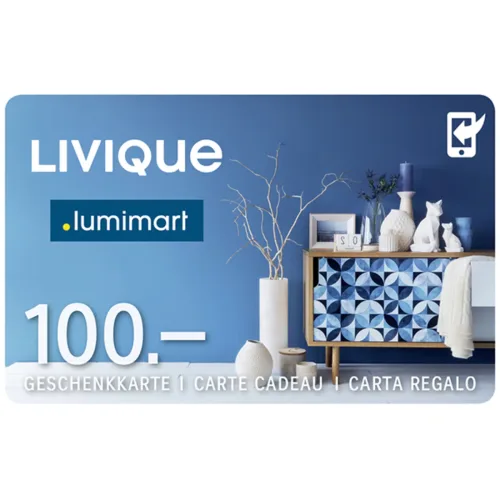 LIVIQUE, Geschenkkarte (100 CHF) - Geschenkkarte