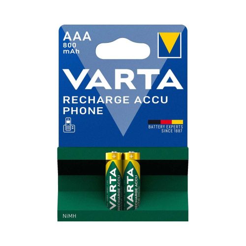VARTA, VARTA Batterie Akku Phone 58398101402 T398, AAA/HR03, 2 St&uuml;ck