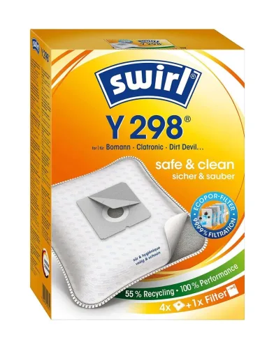 Swirl, Swirl Y298 MicroPor Staubsaugerbeutel 4 St.