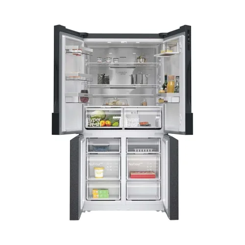 Siemens, Siemens KF96NAXEA Kühl-/ Gefrierkombination – Food Center – black steel