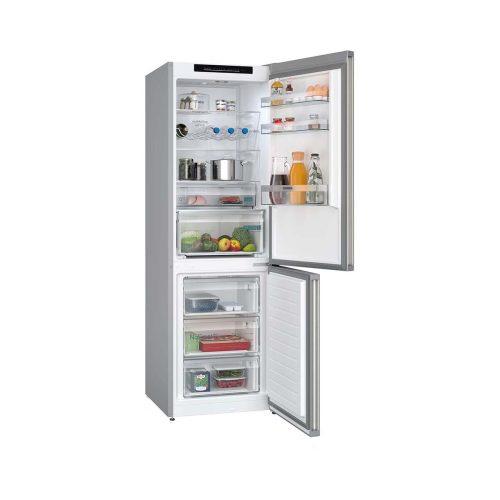 Siemens, Siemens KG36N2ICF Kühl- / Gefrierkombination – Kühlschrank mit Gefrierfach freistehend – edelstahl