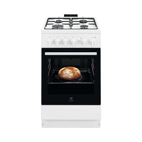 Electrolux, Electrolux FGH5KG212 Freistehender Gasherd – Gasherd freistehend – weiss
