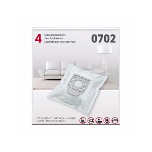 BYRO, Byro Staubsaugerbeutel 0702 4 Stk. Zubehör – Staubsaugerbeutel/Staubbeutel – white
