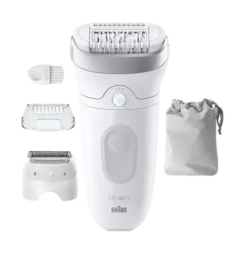 Braun, BRAUN Silk·épil 7-030 Epilierer, Weiss