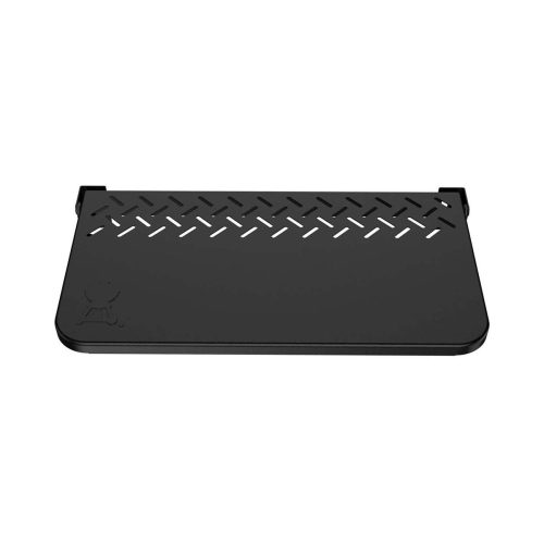 WEBER, Weber Fronttisch für SEARWOOD XL – Weber Grill Ablage/Grill Rollwagen/Grill Erweiterung – schwarz