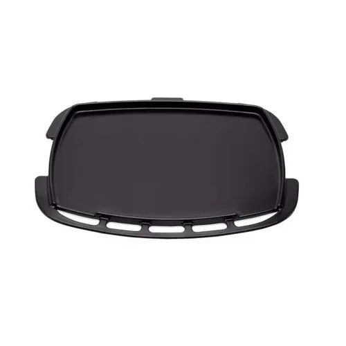 WEBER, Weber Plancha Full-Size für Q 3200N+ Grills Grillplatte – Weber Grill Ablage/Grill Rollwagen/Grill Erweiterung – schwarz