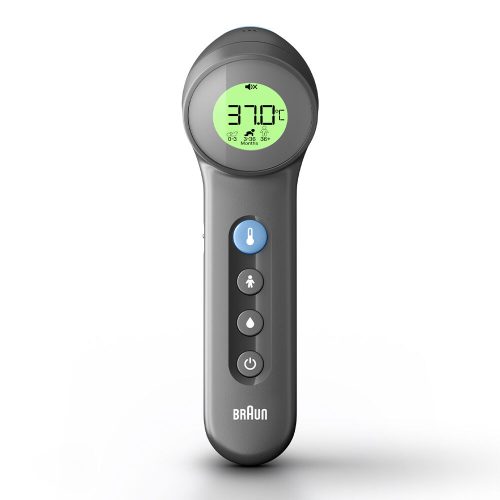 Braun, Braun No touch + touch schwarz Fieberthermometer Berührungsloses messen