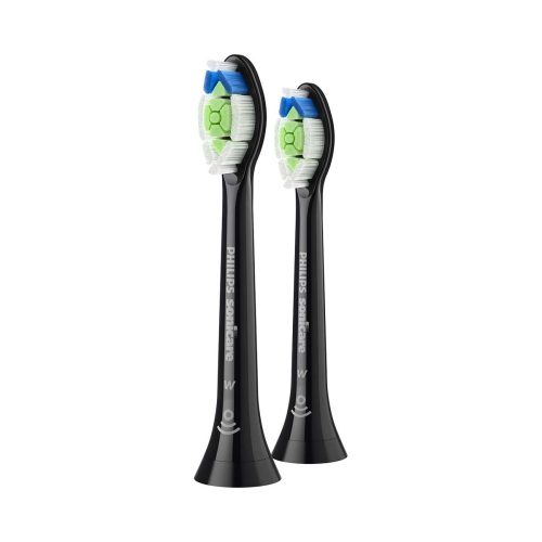 Philips, Philips Optimal weiss W2 2St HX6062/88 schwarz Ersatz-Zahnbürsten – Ersatzbürste/Zahnpflege Zubehör