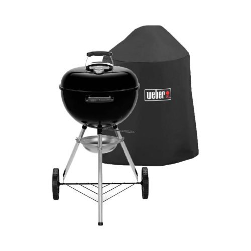 WEBER, Weber Original Kettle E-4710 Holzkohlegrill – Weber Holzkohlegrill/Kohlegrill – black