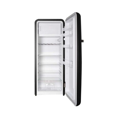 Kibernetik, Kibernetik - Retro Kühlschrank KSG260 schwarz, One Size