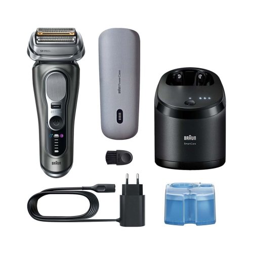 Braun, Braun Elektrogesichtshaarentferner "Series 9 Pro+ 9675cc" Reinigungsstation
