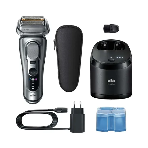 Braun, Braun Elektrogesichtshaarentferner "Series 9 Pro+ 9667cc" Reinigungsstation
