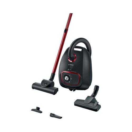 Bosch, Bosch Serie 4 BGB41POW1 Beutelstaubsauger – Staubsauger mit Beutel – schwarz