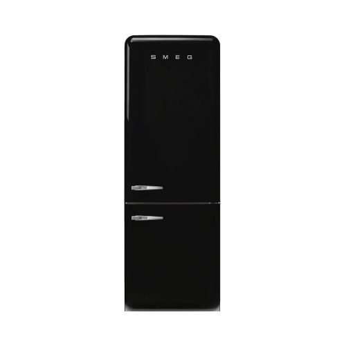 SMEG, Smeg FAB38RBL6 Kühl-/Gefrierkombination – Kühlschrank mit Gefrierfach freistehend – schwarz