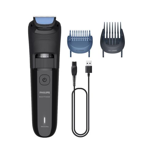 Philips, Philips Bartschneider "Serie 3000 BT3620/15" 2 Aufsätze mit 40 einstellbaren Schnittlängen, inkl. Reinigungsbürste