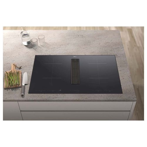 Wesco, Wesco WKA 83 Piana Pro Abluft Kochfeld mit integriertem Dunstabzug