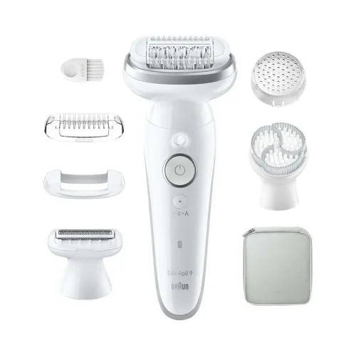 Braun, Braun Epilierer "Silk-épil 9 SES9-061" Rasier-, Trimmer- & Peelingaufsatz, Wet&Dry